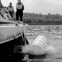 AP1-88 hovercraft with SAS undergoing lifeboat trials